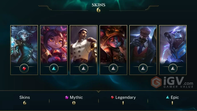 EUW  Bronze III (60 LP) // ✨ +46 Champion / 5250 BE / +6 Skins / 59 Level / Full Access /  Click for Full Details