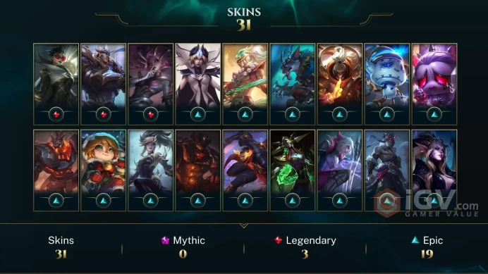 EUW  Bronze III (0 LP) // ✨ +70 Champion / 9705 BE / +31 Skins / 65 Level / Full Access /  Click for Full Details
