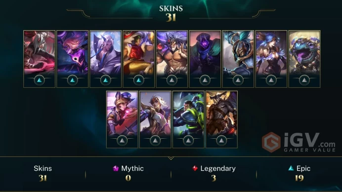 EUW  Bronze III (0 LP) // ✨ +70 Champion / 9705 BE / +31 Skins / 65 Level / Full Access /  Click for Full Details