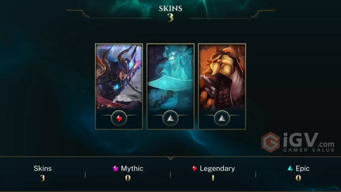 EUNE Unranked // ✨ +29 Champion / 190 BE / +3 Skins / 47 Level / Full Access / Click for Full Details