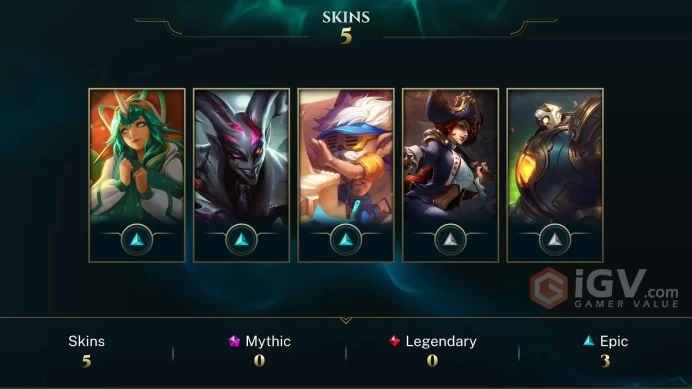 NA  Unranked // ✨ +35 Champion / 1650 BE / +5 Skins / 43 Level / Full Access /  Click for Full Details