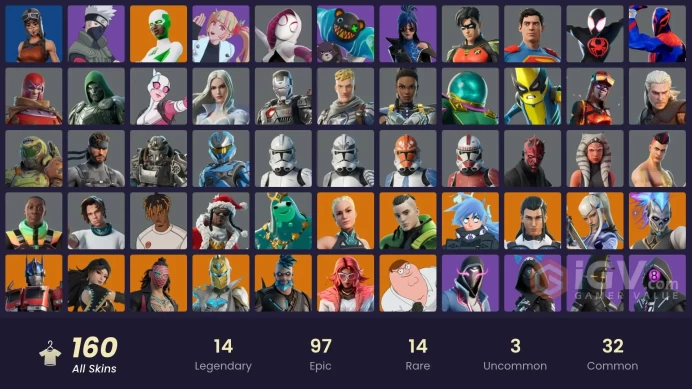 [PC/XBOX/PSN] 160 skins | Renegade Raider | Naruto Uzumaki | Backlash |
