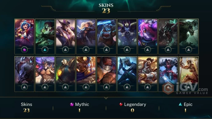 | EUNE | 26 SKINS | EMERALD 3 | 41 CHAMPIONS | 100 LEVEL | INSTANT DELIVERY | FULL ACCESS | FmrTo |