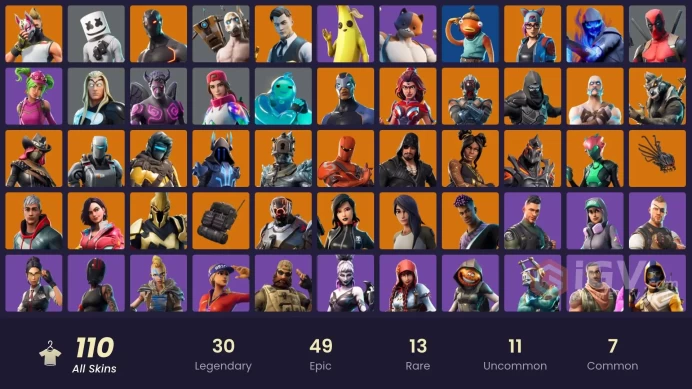 110 skins | Omega | Reaper | Gold Midas | WORLD CUP | Gold Brutus | The Prisoner | Valor | Sentinel | Ultima Knight | Vendetta | Fade | Fusion