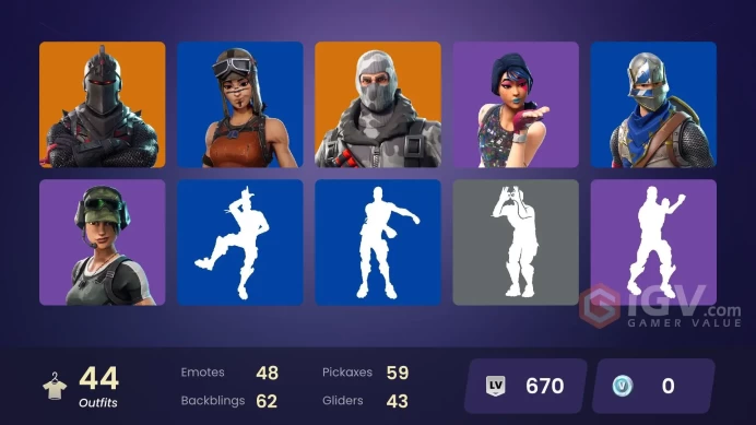 FA - [PC/PSN/XBOX] 44 skins | Renegade Raider | Black Knight | Sparkle Specialist | Master Chief | Blue Squire | Take The L | Havoc