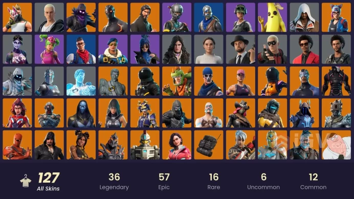 [PC/PSN/XBOX/Nintendo] 126 skins F/A :  Take The L | OG STW | Royale Knight | The Reaper | Blue Squire | Royale Bomber | Elite Agent | Blue Team