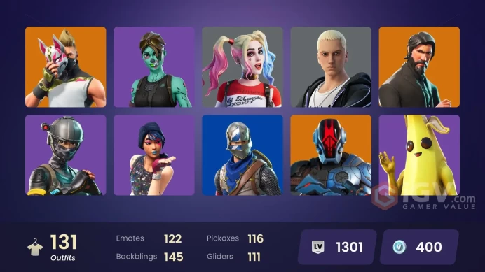 [PC/PSN/XBOX/Nintendo] 131 skins F/A :  Floss | OG STW | Sparkle Specialist | The Reaper | Blue Squire | Royale Knight | Elite Agent | Take The 