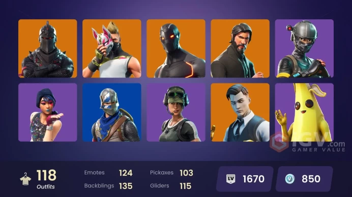 [PC/XBOX] 119 skins | OG STW | Black Knight | Sparkle Specialist | The Reaper | Blue Squire | Floss | Y418