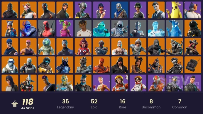 [PC/XBOX] 119 skins | OG STW | Black Knight | Sparkle Specialist | The Reaper | Blue Squire | Floss | Y418