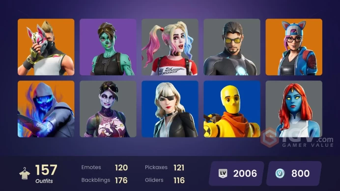 [PC/XBOX] 158 skins | OG STW | Curse Buster | Ascension Nezumi | Merry Mint Axe | Leviathan Axe | Y419