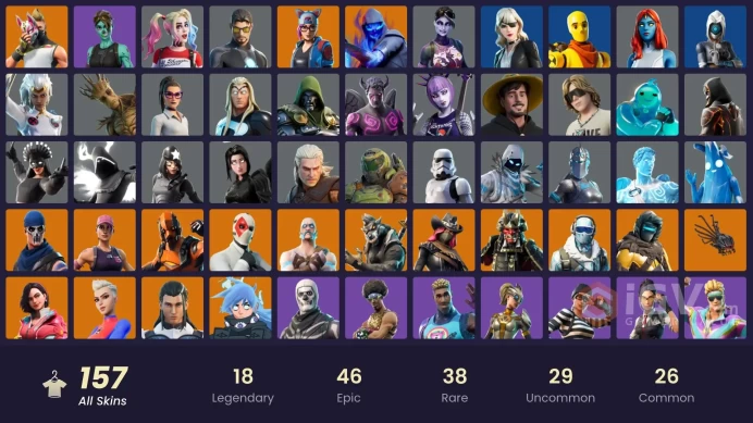 [PC/XBOX] 158 skins | OG STW | Curse Buster | Ascension Nezumi | Merry Mint Axe | Leviathan Axe | Y419