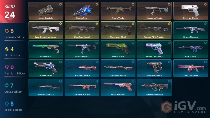 [LATAM] 24 Skins | 1 Knife | Full Acces | Arcane Gauntlets / Arcane Vandal / Elderflame Vandal |