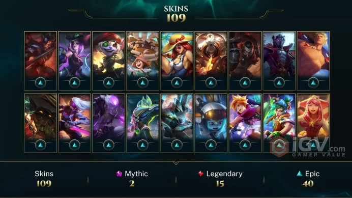 [LAN]-League of Legends | SKINS [106] | Champions [166] | LVL [260] | Full access + mail |