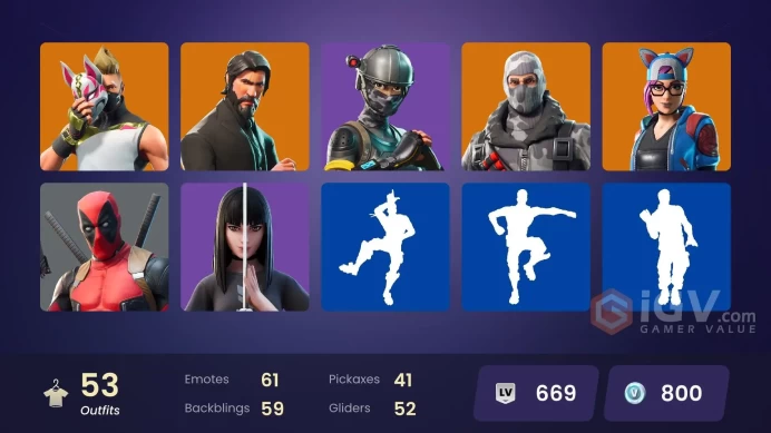 53 skins | The Reaper | Elite Agent | Take The L | Tidy | Havoc | Mako | Clutch | Sub Commander | Rogue Agent | Grind | Fade | Sentinel | Lynx