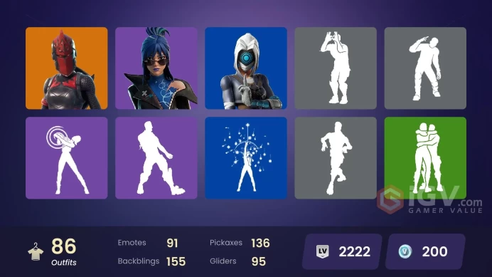 [PC] 86 Skins | Blaze | Red Knight | Valeria | Peter Griffin | Zeus | Joltara | T-800 | Iridia Vayne | Joss | T-60 Power Armor