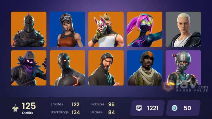 FA - [PC/PSN/XBOX] 124 skins | Renegade Raider | Aerial Assault Trooper | Black Knight | Sparkle Specialist | The Reaper | Blue Squire | Mako