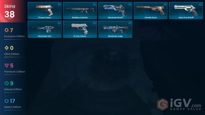 LATAM |38 Skins | Blackthorn Blades | Yoru's Stylish Butterfly Comb Kuronami Vandal | Mystbloom Vandal | Singularity Phantom | Neo Frontier Sher