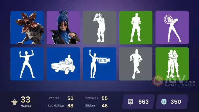 33 skins [All Platforms] Peter Griffin | Subzero Cryptic | Spectra Knight | Omegarok | Kado Thorne | Valeria | 350 VB | Instant Delivery