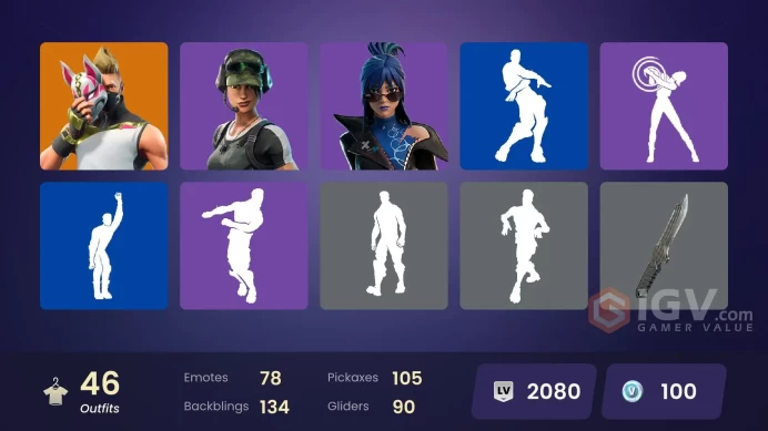 46 skins [All Platforms] Orange Justice | Drift | Trailblazer | Peter Griffin | Lina Scorch | Fixer | 100 VB | Instant Delivery