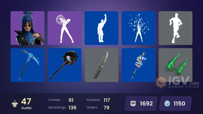 40 skins [All Platforms] Unchained Ramirez | Peter Griffin | Lina Scorch | Subzero Cryptic | Valeria | Zeus | 1150 VB | Instant Delivery
