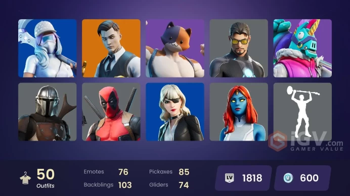 12361[PC/PSN/XBOX]Gold Midas|Gold Brutus|Kymera|Gear Specialist Maya|Vi|Joey|Menace|Predator|Mandalorian|Mystique|Deadpool|Thor