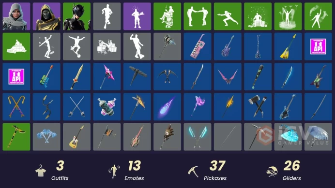 3 skins [All Platforms] Vanguard Zadie | Blitz Knight | B.R.U.T.E. Gunner | Twin Blasters | The Soulful One | 200 VB | Instant Delivery