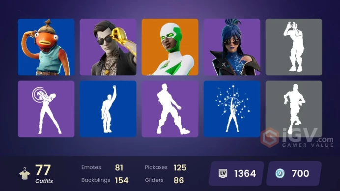 76 skins [All Platforms] Backlash | Peter Griffin | Valeria | Zeus | Hades | Poseidon | General Grievous | 700 VB | Instant Delivery