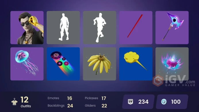 12 skins [All Platforms] Son Goku | Vegeta | Iron Man Zero | Summer Fable | Unpeely | Midsummer Midas | 100 VB | Instant Delivery