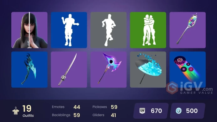19 skins [All Platforms] Naruto Uzumaki | The Cube Queen | Torin | Prowler | Polar Peely | Slayer Juice WRLD | 500 VB | Instant Delivery
