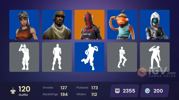 [PC/PSN/XBOX] 120 skins | Renegade Raider | Aerial Assault Trooper | Joltara 