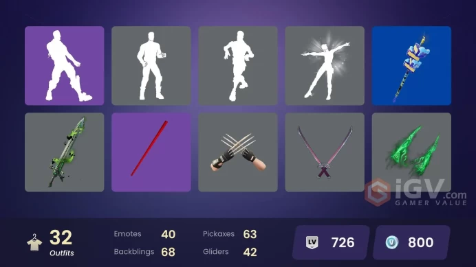 32 skins [All Platforms] Son Goku | War Machine | Mysterio | Peelverine | Emma Frost | Meowtooth | Shuri | 800 VB | Instant Delivery