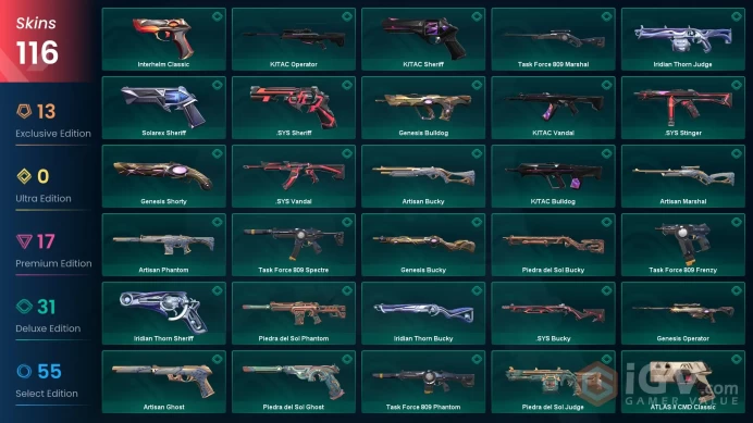 EU / ASC PEAK / REAVER BUNDLE / FORSAKEN VANDAL / ION VANDAL / GAIA VANDAL / SPECTRUM PHANTOM AND MORE! Read description 