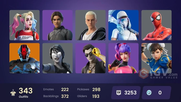 343 skins [All Platforms] Leviathan Axe | The Champion | Lara Croft | Reaper | Monarch | Backlash | Joltara | 0 VB | Instant Delivery