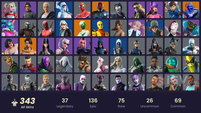 343 skins [All Platforms] Leviathan Axe | The Champion | Lara Croft | Reaper | Monarch | Backlash | Joltara | 0 VB | Instant Delivery