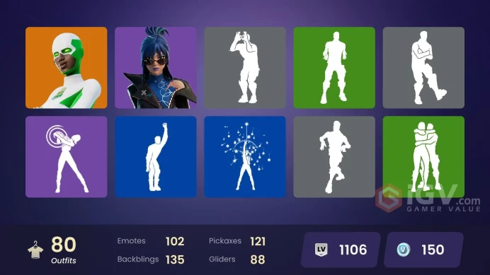 80 skins [All Platforms] Backlash | Geralt of Rivia | Master Chief | Peter Griffin | Subzero Cryptic | 150 VB | Instant Delivery