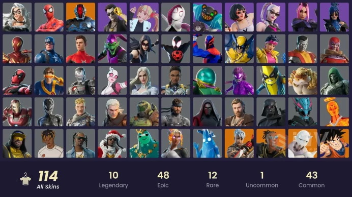 [ALL PLATFORMS]-114 Skin-Goku Black-Black Cat-Midsummer Midas-Son Goku-FULL ACCESS-BEST SELLER-