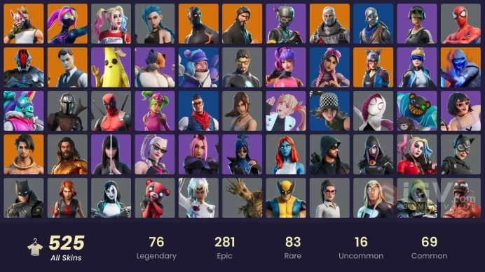 [PC/PSN/XBOX] 525 skins | LIMITED STW | Take The L | The Reaper | Fresh | Blue Squire | Royale Knight | Elite Agent | Laugh It Up |  950 VB