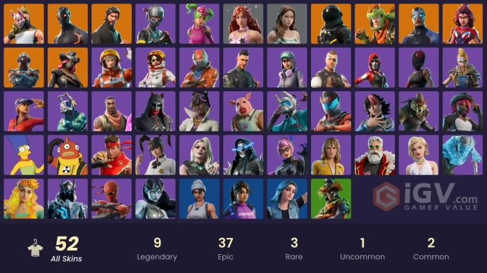 Fortnite Account [PC] 52 skins | The Reaper | Elite Agent | Valor | Rex | Calamity | Dark Voyager | Carbide | The Visitor | Omega | Drift | Lauf