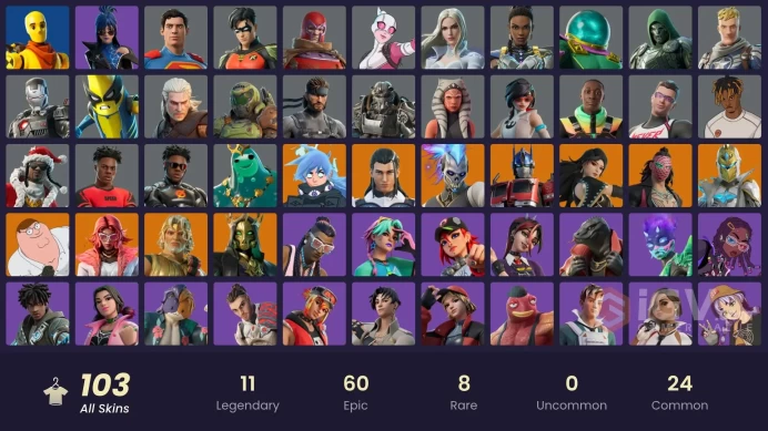  Fortnite Account [PC] 103 skins | Zeus | Renzo the Destroyer | The Ageless | Hades | Spectra Knight | Nezumi | Optimus Prime | Era | Peter Grif