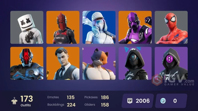 Fortnite Account [PC] 173 skins | OG STW | Dark Vertex | Gold Midas | Sentinel | Kymera | The Foundation | Optimus Prime | Twyn | Zenith | Era |