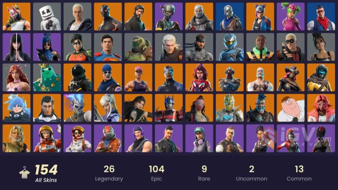 Fortnite Account [PC] 154 skins | OG STW | The Reaper | Blue Squire | Royale Knight | Elite Agent | Havoc | Sub Commander | Prodigy | Fixer | Op