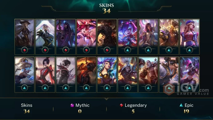 | LAN | 35 SKINS | GOLD 3 | 77 CHAMPIONS | 169 LEVEL | INSTANT DELIVERY | FULL ACCESS | FsyLA |