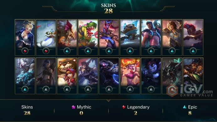 | LAS | 29 SKINS | PLATINUM 4 | 86 CHAMPIONS | 121 LEVEL | INSTANT DELIVERY | FULL ACCESS | FsoMg |