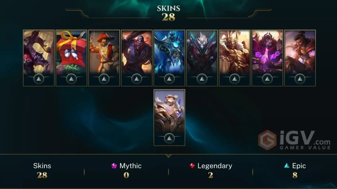 | LAS | 29 SKINS | PLATINUM 4 | 86 CHAMPIONS | 121 LEVEL | INSTANT DELIVERY | FULL ACCESS | FsoMg |