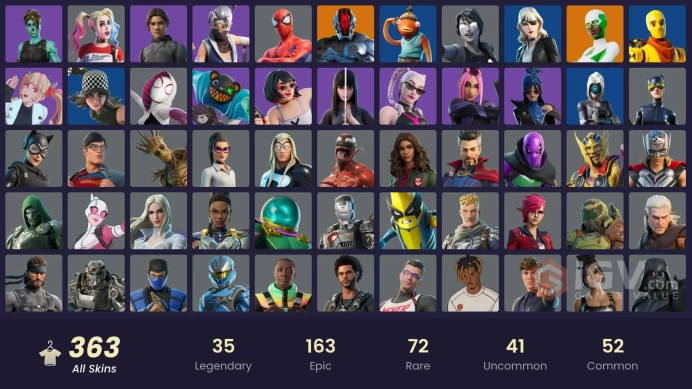 [PC/PSN/NIN] 363 skins | Polo prodigy | Unchained Ramirez | Naruto Uzumaki | Dummy Supreme | Subzero Cryptic | Keri Commander | 