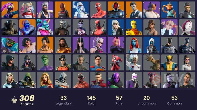 [PC/PSN/NIN] 308 skins | Polo Prodigy | Dummy Supreme | Keri Commander | FNCS 3:1 Champion | Unchained Ramirez | Elite Zadie | Polo Prodigy 
