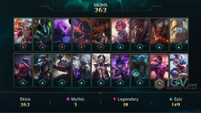 EUW 255 Skins 172 Champs | PROJECT: Pyke | High Noon Ashe | Pool Party Lee Sin | Firecracker Sett | PROJECT: Senna | LOL0042