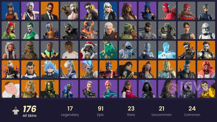 12655[PC/PSN/XBOX]Renegade Raider| John Wick| Valeria| Renzo the Destroyer| Zeus| Optimus Prime| Kado Thorne| Spectra Knight| Era| 