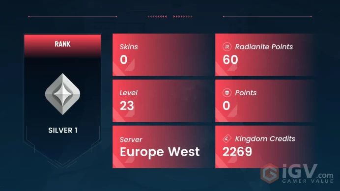 Eu West | Silver Rank - V26ACT3 | Changeable Mail | Instant Delivery | Lifetime Warranty | 100% Handmade & Secure | 24/7 Support
