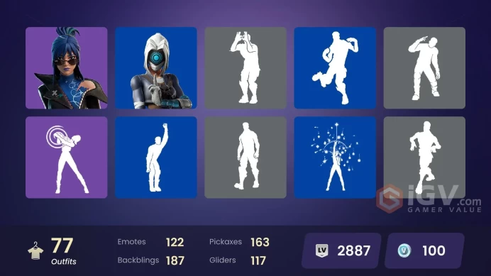12829[PC/XBOX]Lina Scorch|Zeus|Valeria|The Origin|Peter Griffin|Hades|The Imagined|Poseidon|Doctor Strange|Prowler|Polar Peely
